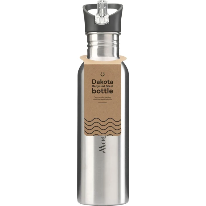 Recycled steel single walled bottle 750ml