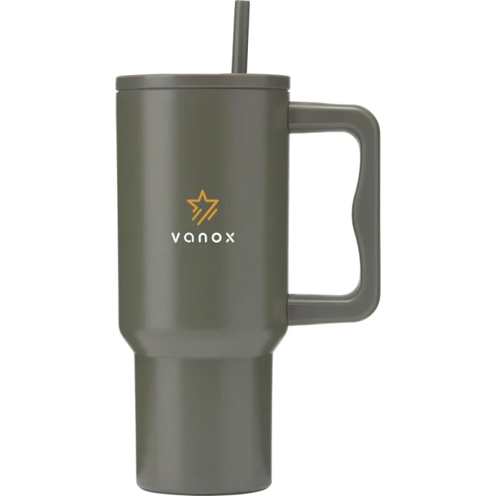 Recycled double walled steel bottle 900ml