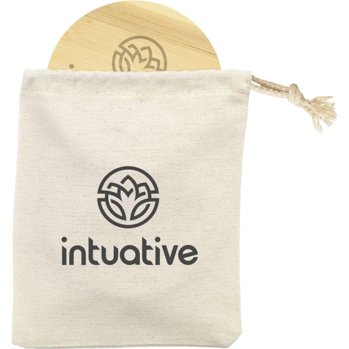 Bamboo coaster set