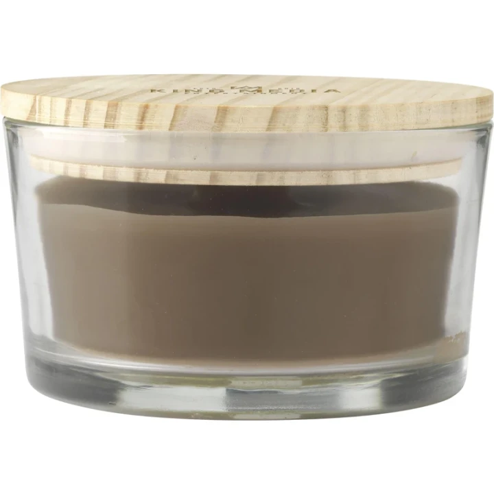 Wooosh Flame Scented Candle Dark Amber