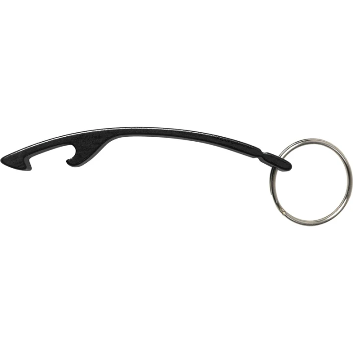 Aluminium bottle opener keyring