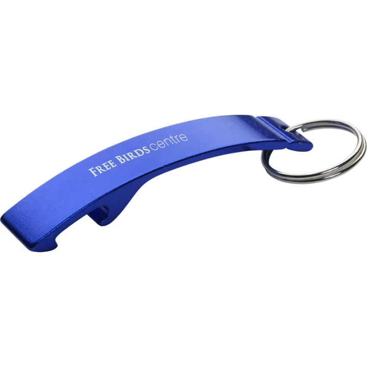 Aluminium bottle opener keyring