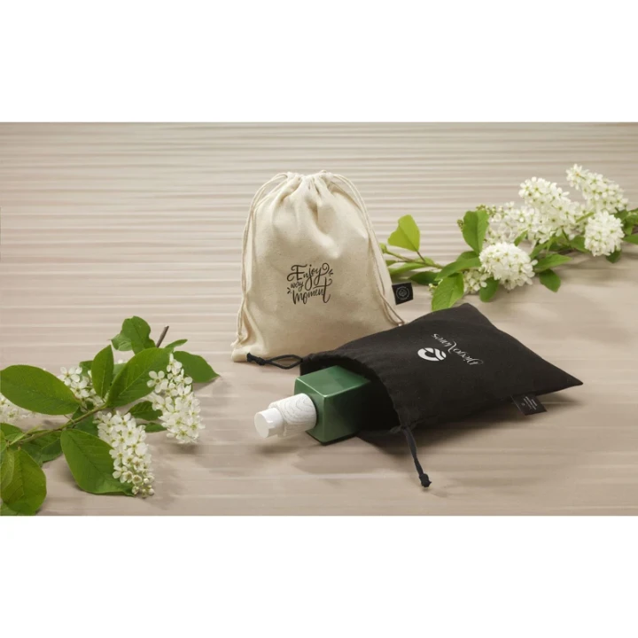 Recycled cotton gift pouch 150gsm/4.4oz