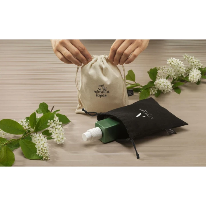 Recycled cotton gift pouch 150gsm/4.4oz