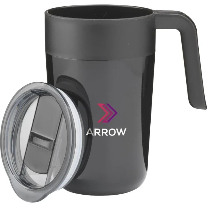Recycled double walled cup 400ml