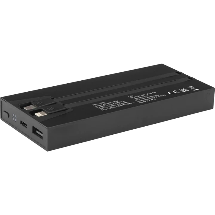 Recycled aluminium power bank 10,000mAh