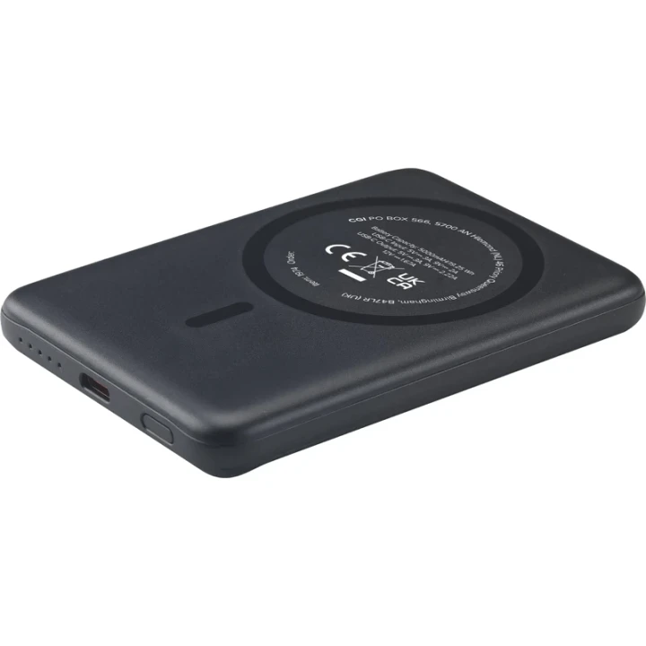 Recycled magnetic power bank 5,000mAh