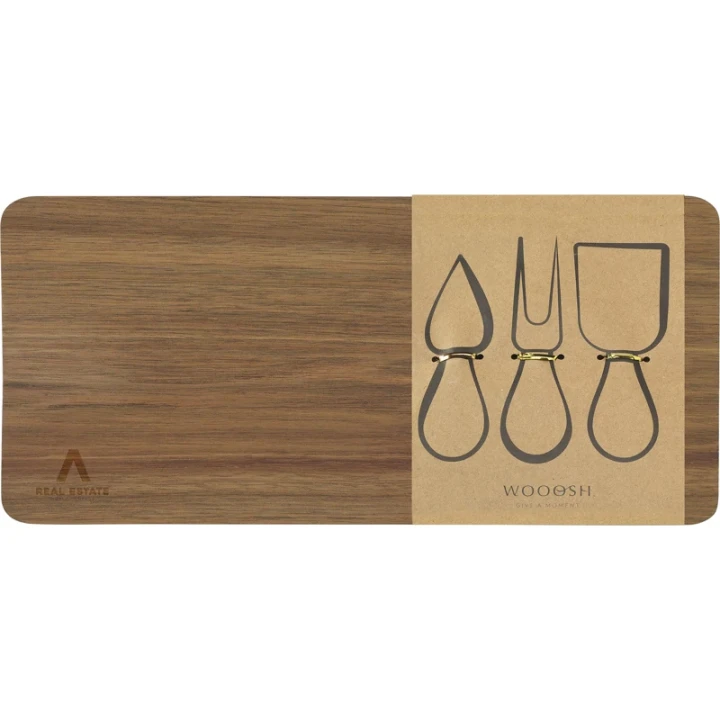 Wooosh Queso cheese board
