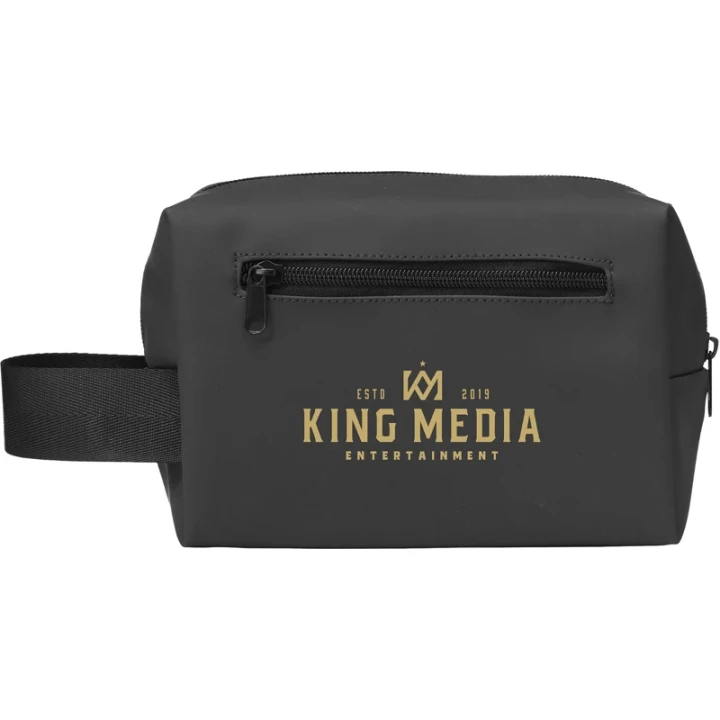 Recycled toiletry bag