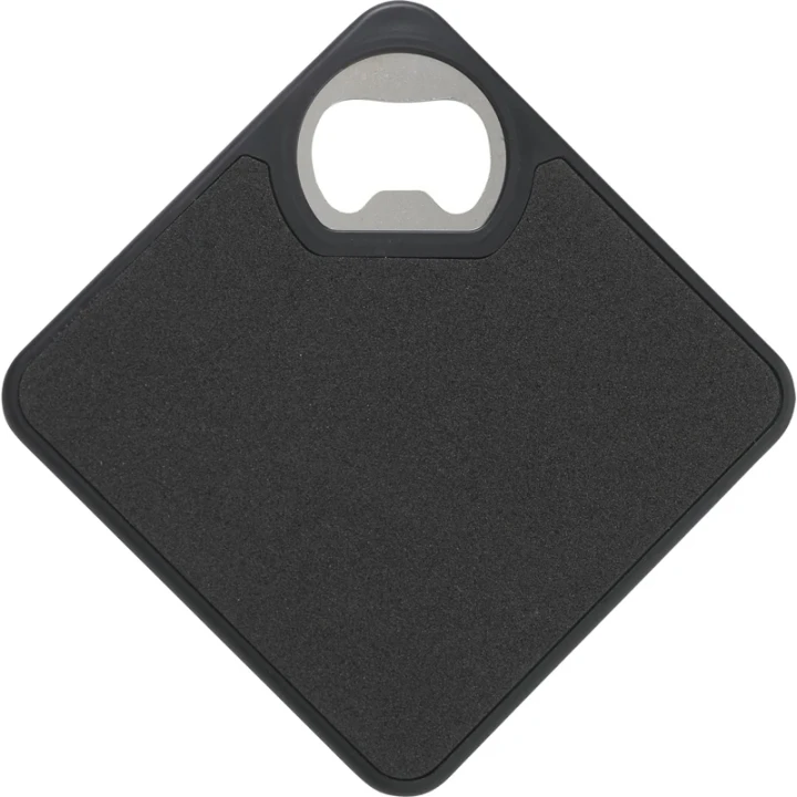 Coaster & bottle opener