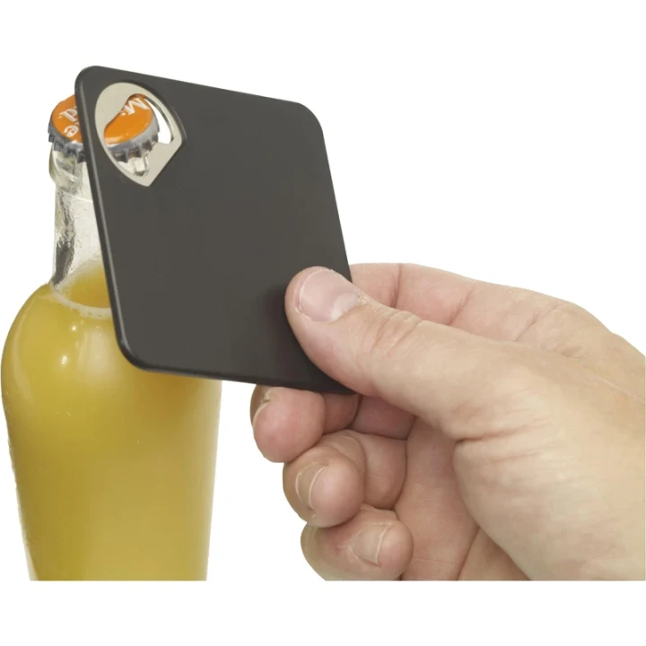 Coaster & bottle opener