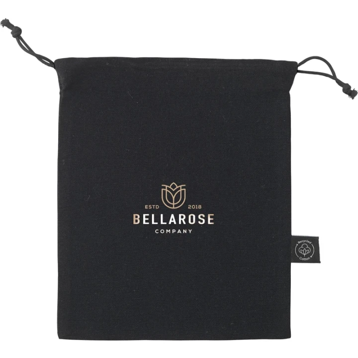 Recycled cotton gift pouch (150gsm/4.4oz)