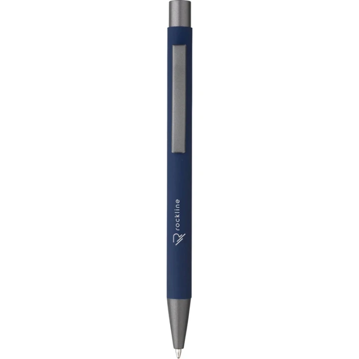 Soft touch recycled aluminium ballpen