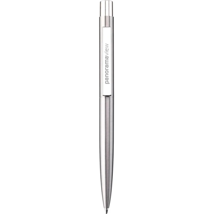Recycled stainless steel ballpen in a gift box