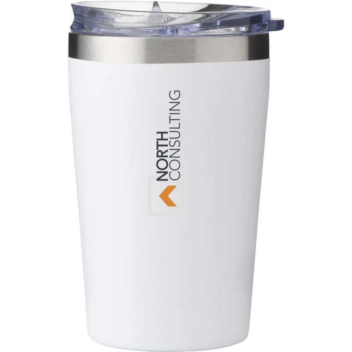 Recycled stainless steel travel mug 380ml