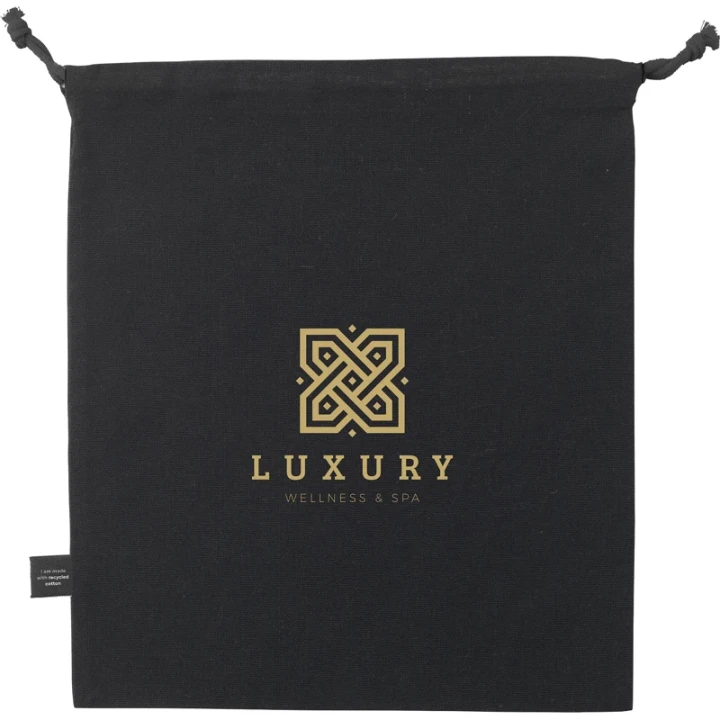 Recycled cotton gift pouch 150gsm/4.42 oz