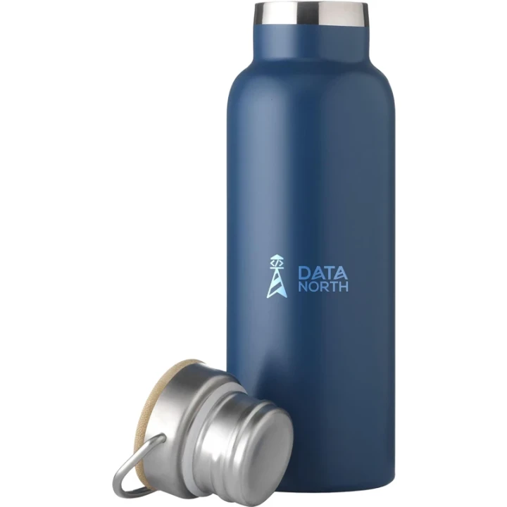 Recycled stainless steel double walled bottle 500ml