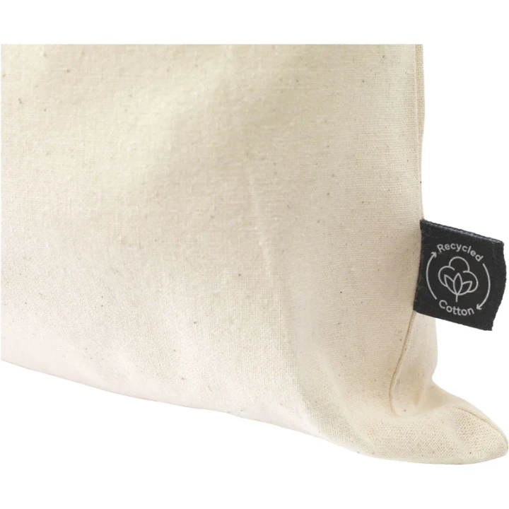 Recycled cotton gift pouch 150gsm/4.42 oz