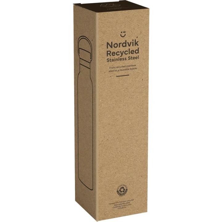 Double walled recycled stainless steel bottle 750ml