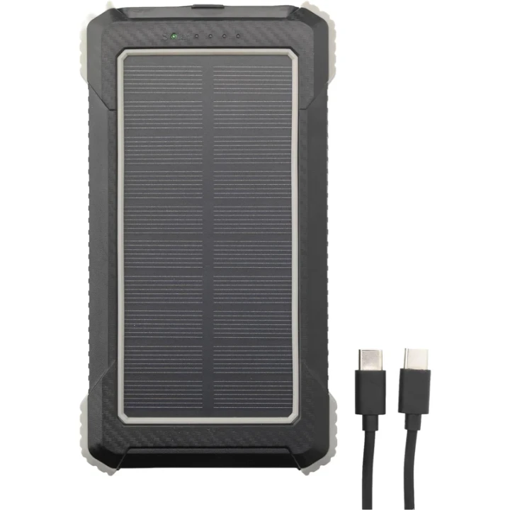 Recycled ABS solar power bank 10,000mAh