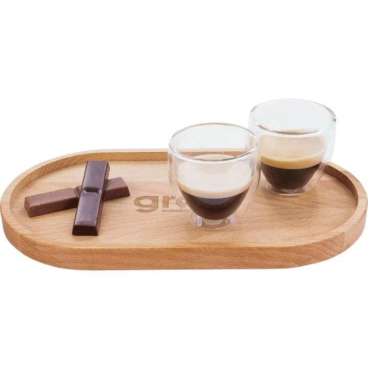 Bowls and Dishes beech wood serving board 27cm