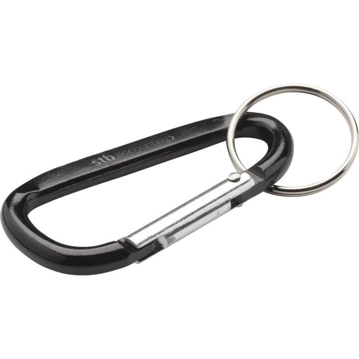 Recycled aluminium carabiner