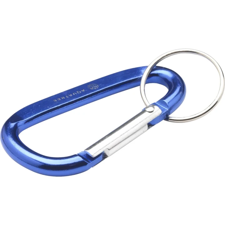 Recycled aluminium carabiner