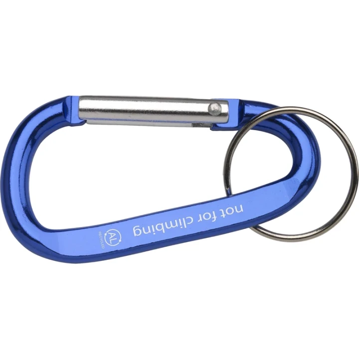 Recycled aluminium carabiner