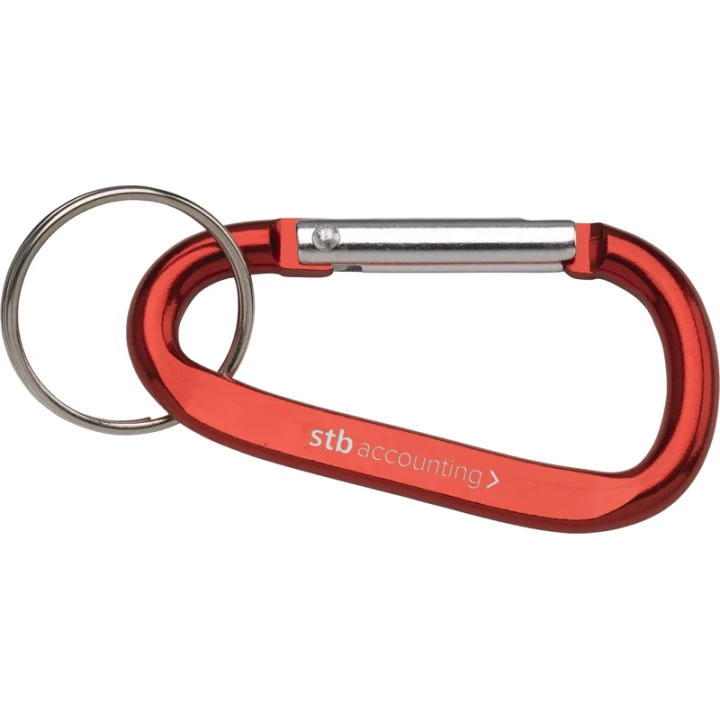 Recycled aluminium carabiner