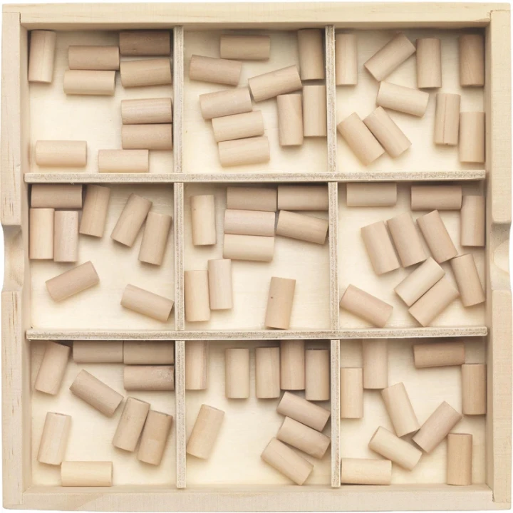 Wooden sudoku game