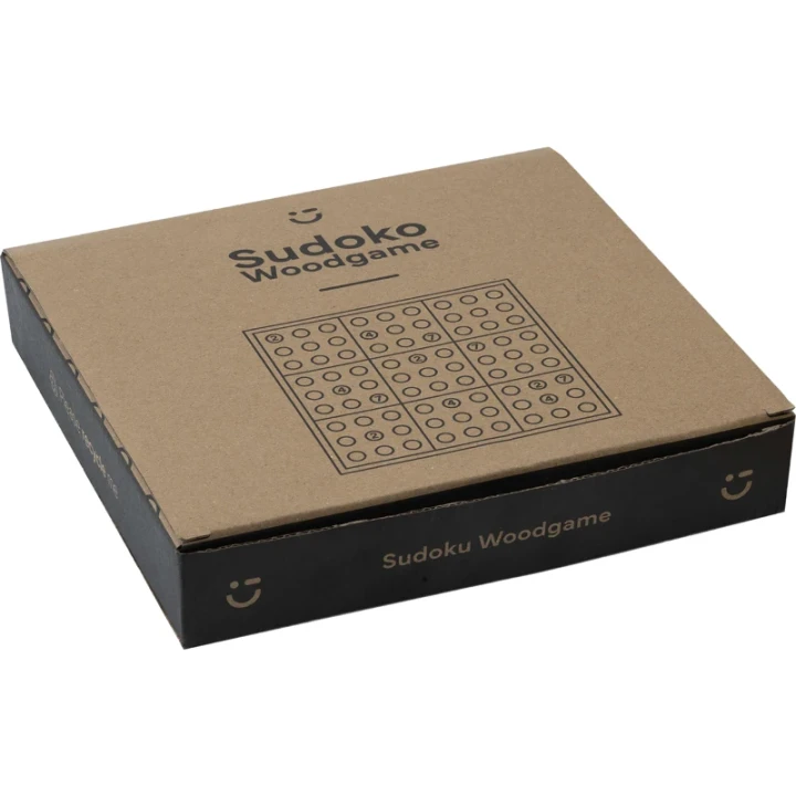 Wooden sudoku game