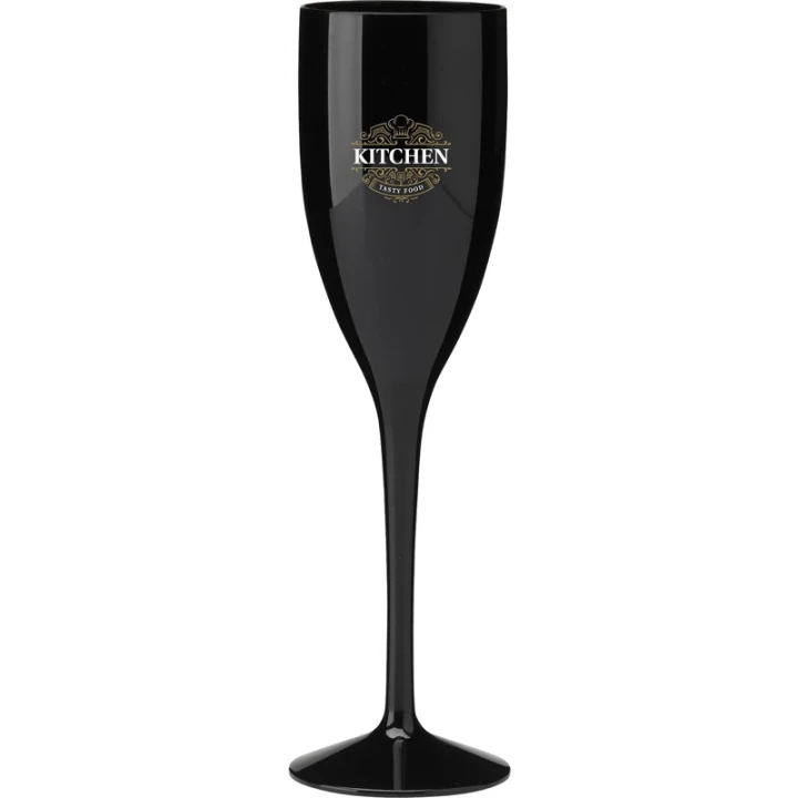 Reusable plastic champagne glass 150ml
