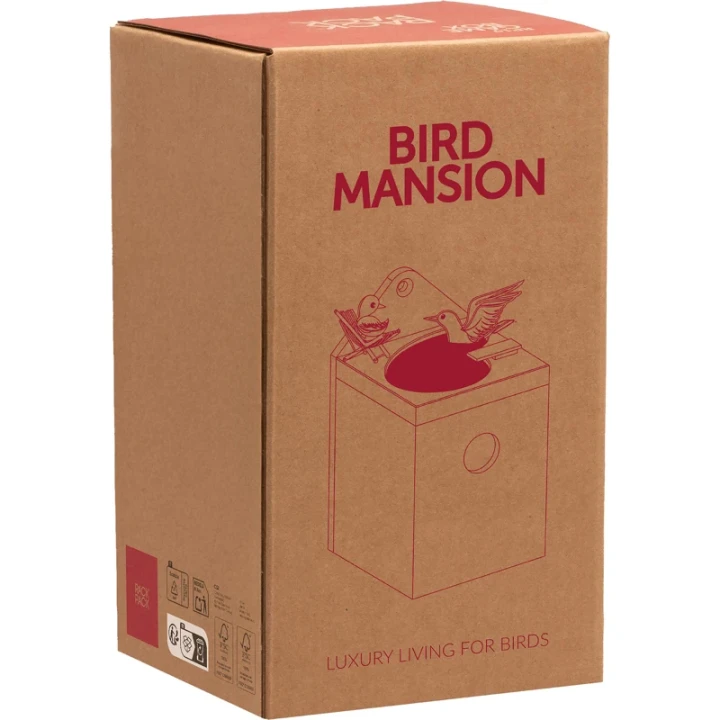 Wooden bird house