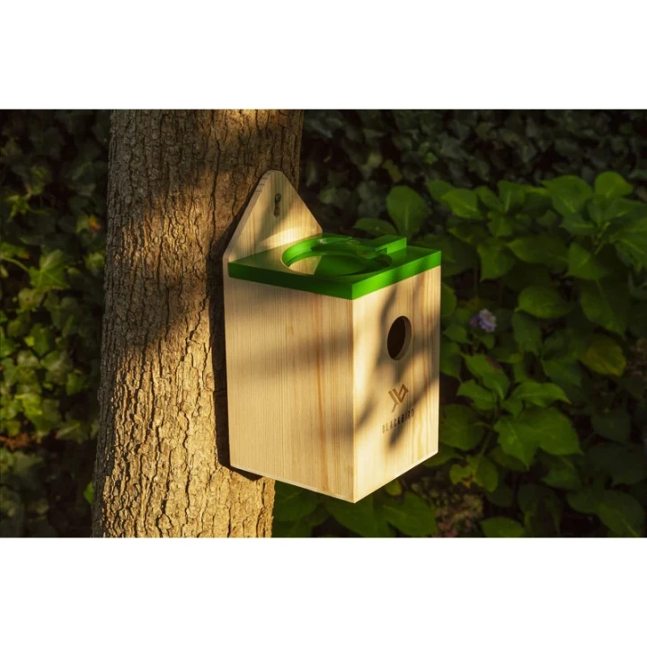 Wooden bird house