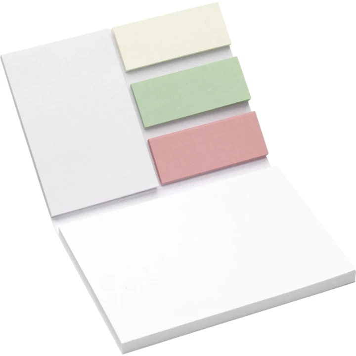 Recycled self adhesive memo pad