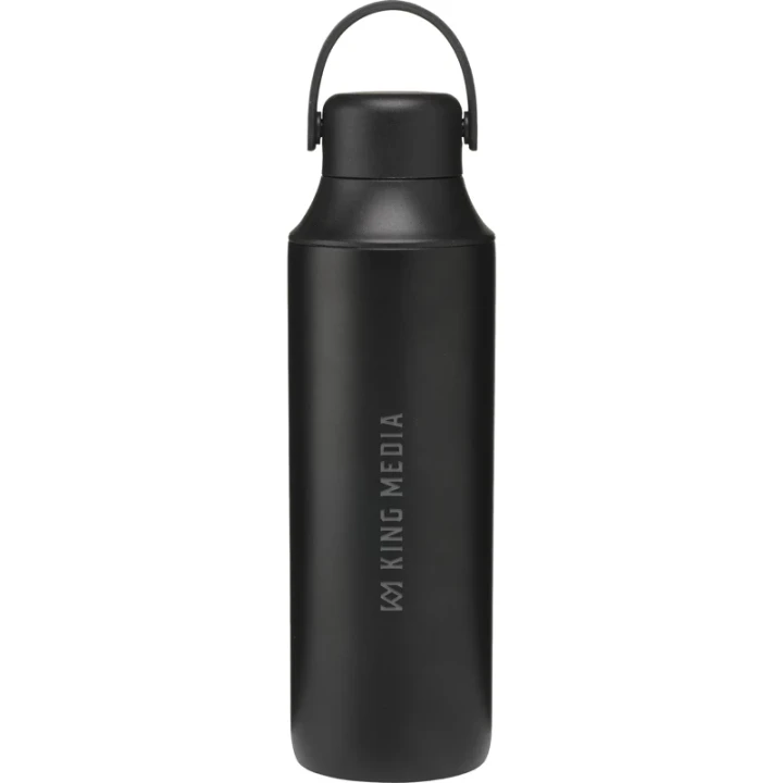 Recycled stainless steel double walled bottle 600ml