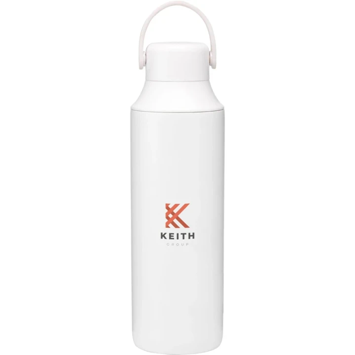 Recycled stainless steel double walled bottle 600ml