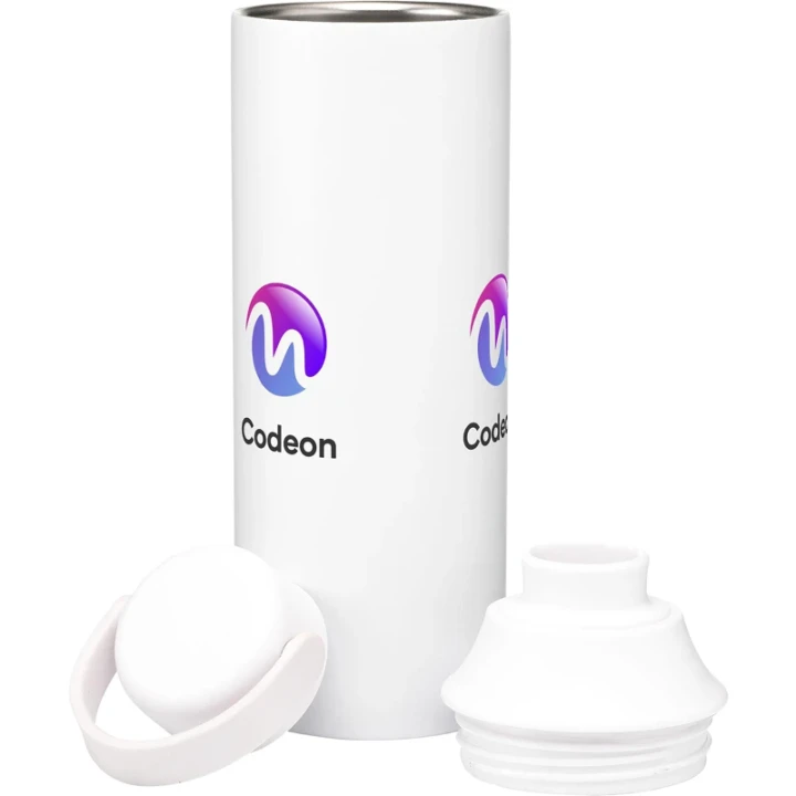Recycled stainless steel double walled bottle 600ml