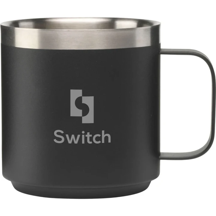 Recycled double walled stackable mug 300ml