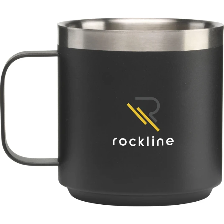 Recycled double walled stackable mug 300ml