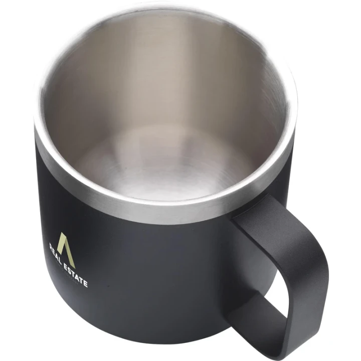 Recycled double walled stackable mug 300ml