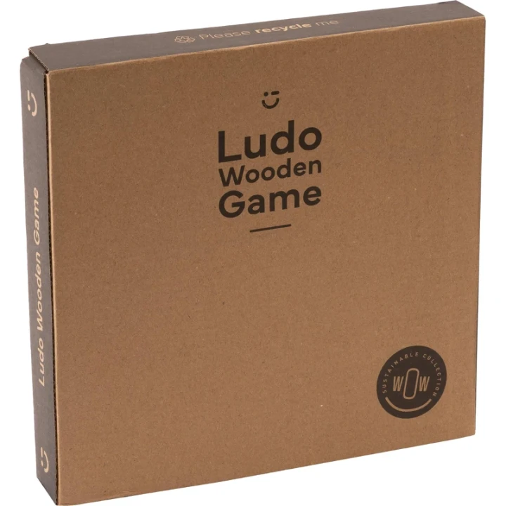Ludo wooden board game