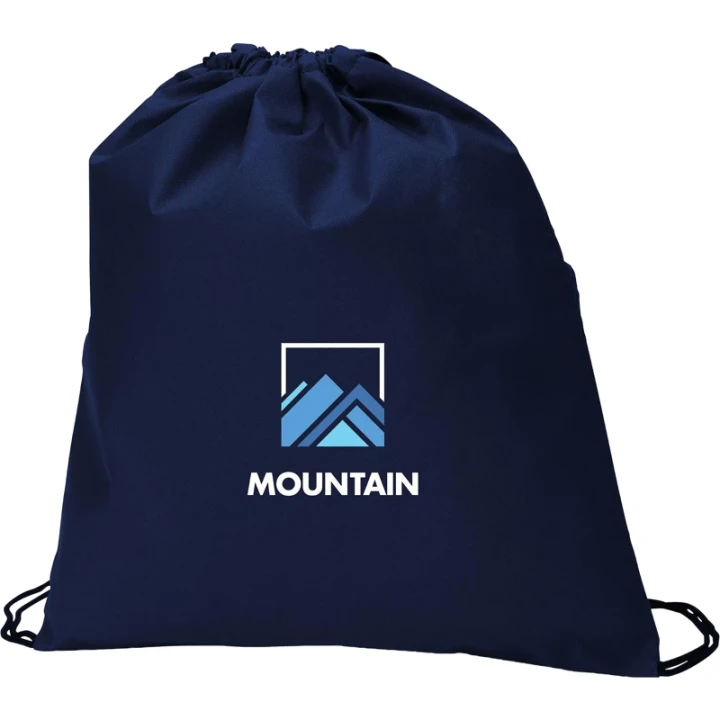 Non-woven drawstring backpack