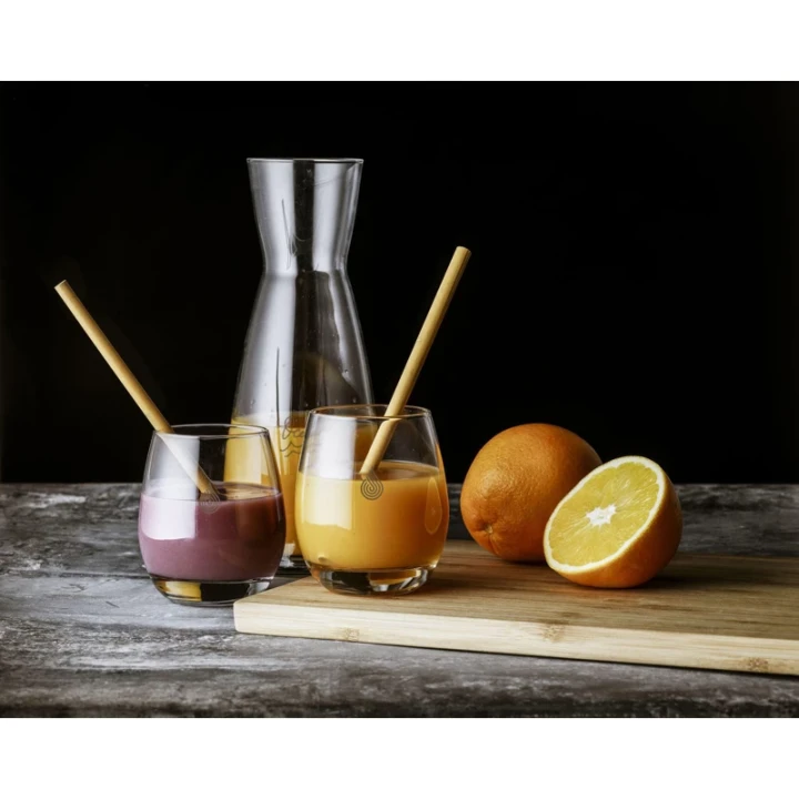 Bamboo straw set