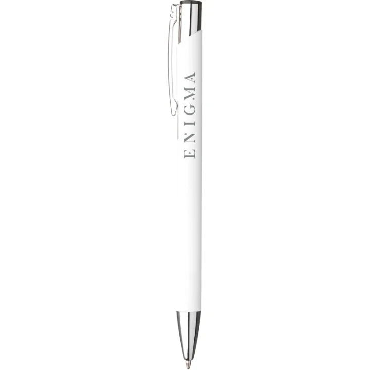 Ebony soft touch ballpen