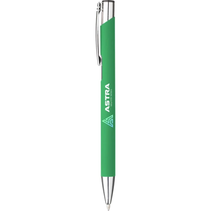 Ebony soft touch ballpen