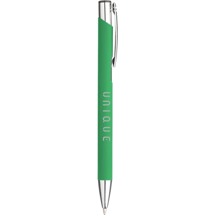 Ebony soft touch ballpen