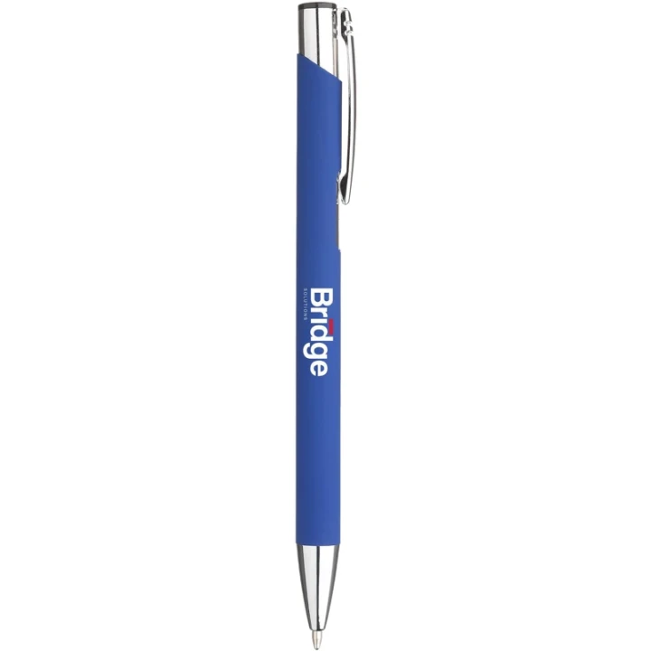 Ebony soft touch ballpen