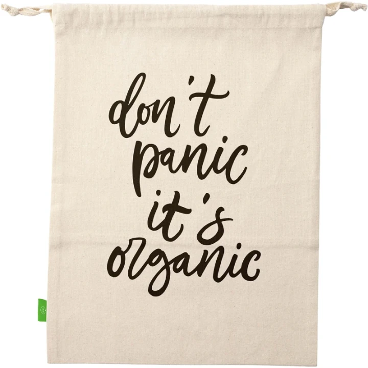 Organic cotton mesh fruit bag 120gsm/3.5oz