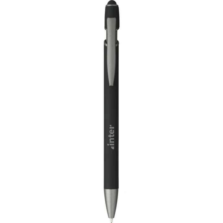 Luca Recycled aluminium soft touch ballpen